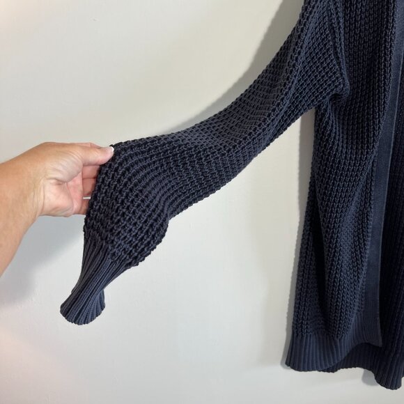 Michael Kors Women's Cotton Knit Cardigan, Blue, Open Front, Size Small - Picture 2 of 7